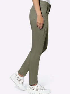 Jeans|heine Twill-Hose khaki