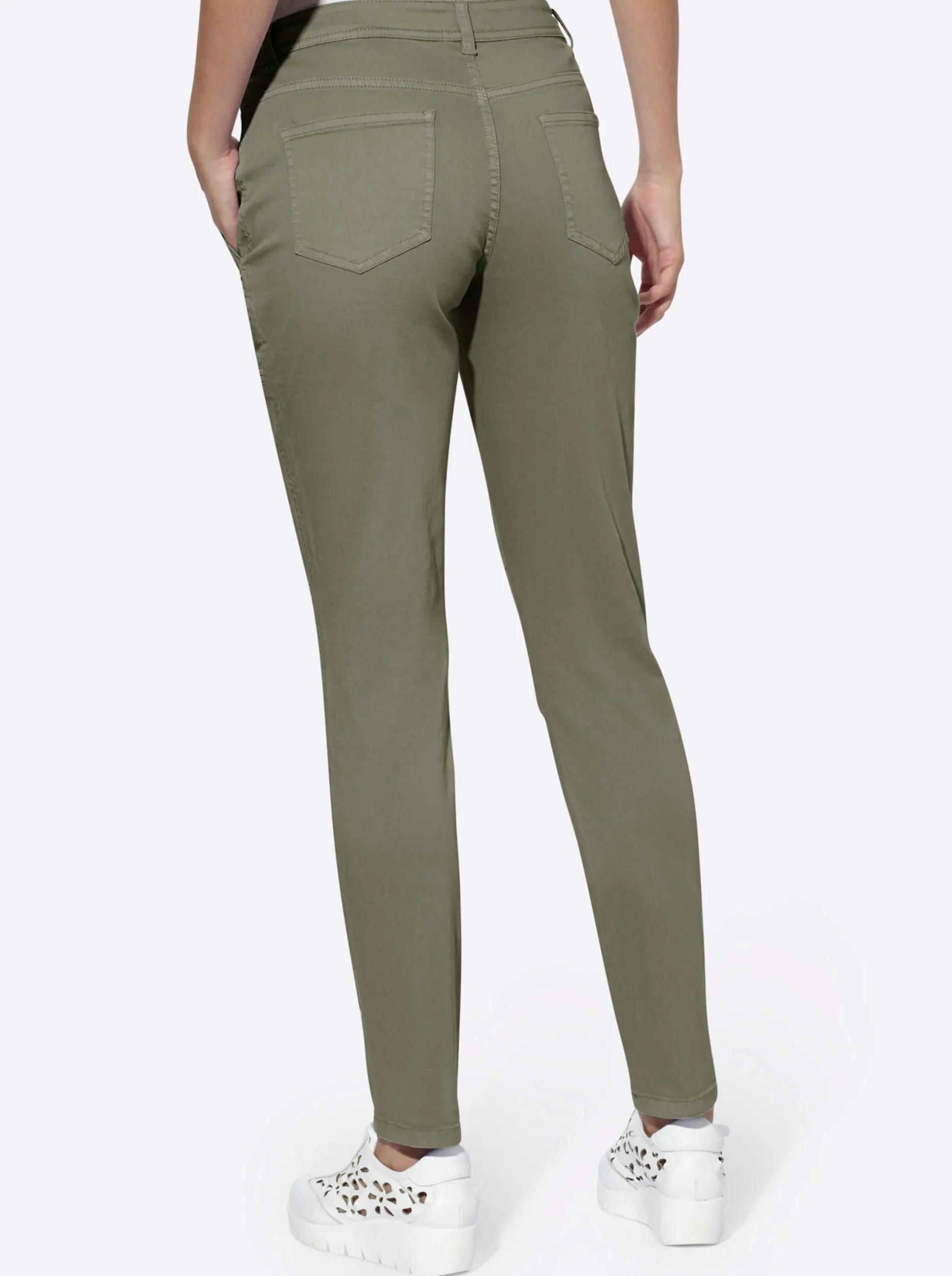 Jeans|heine Twill-Hose khaki