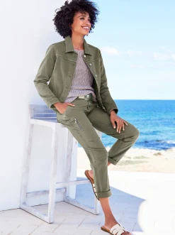 Jeans|heine Twill-Hose khaki
