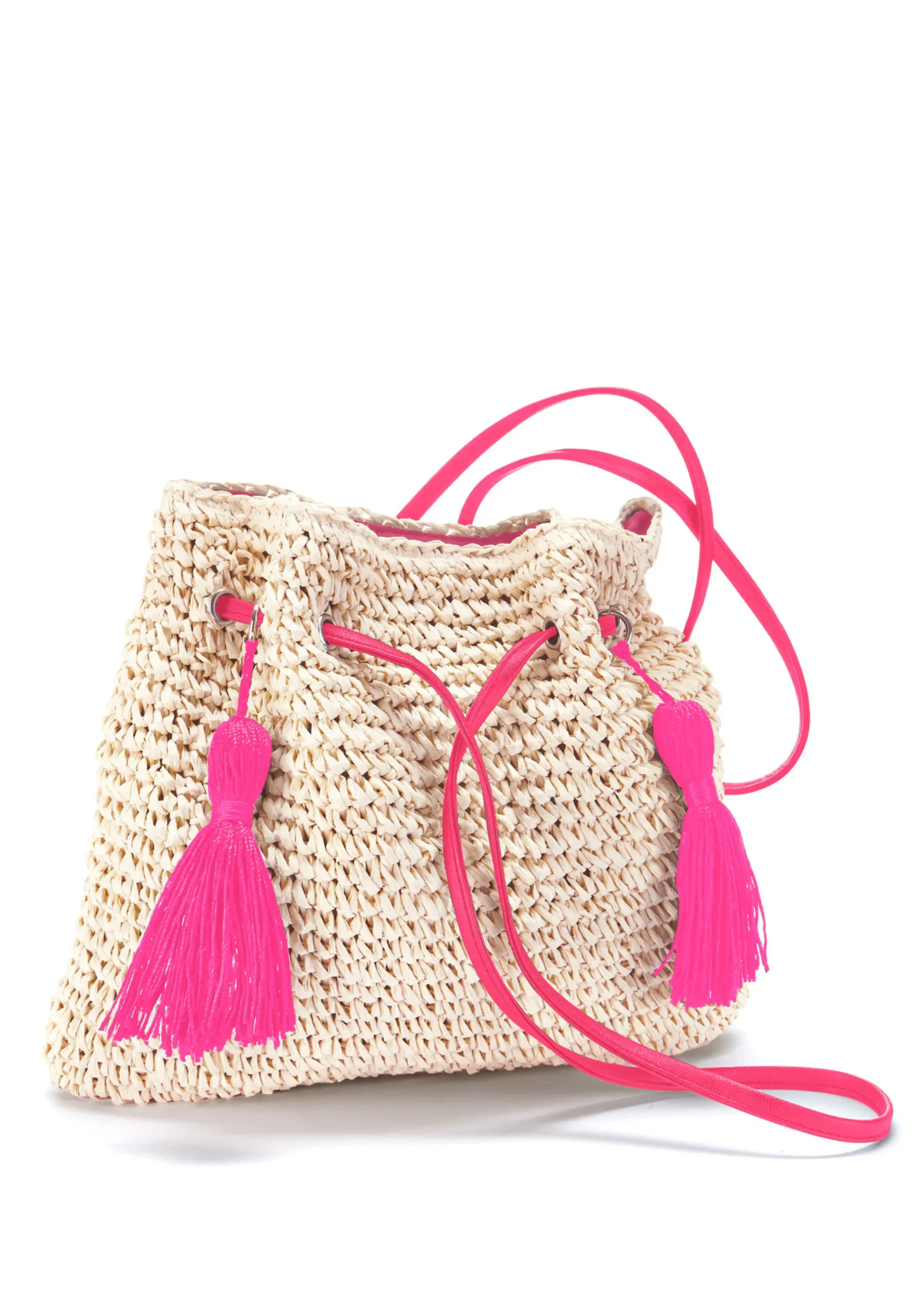 Taschen|LASCANA Umhängetasche beige-pink
