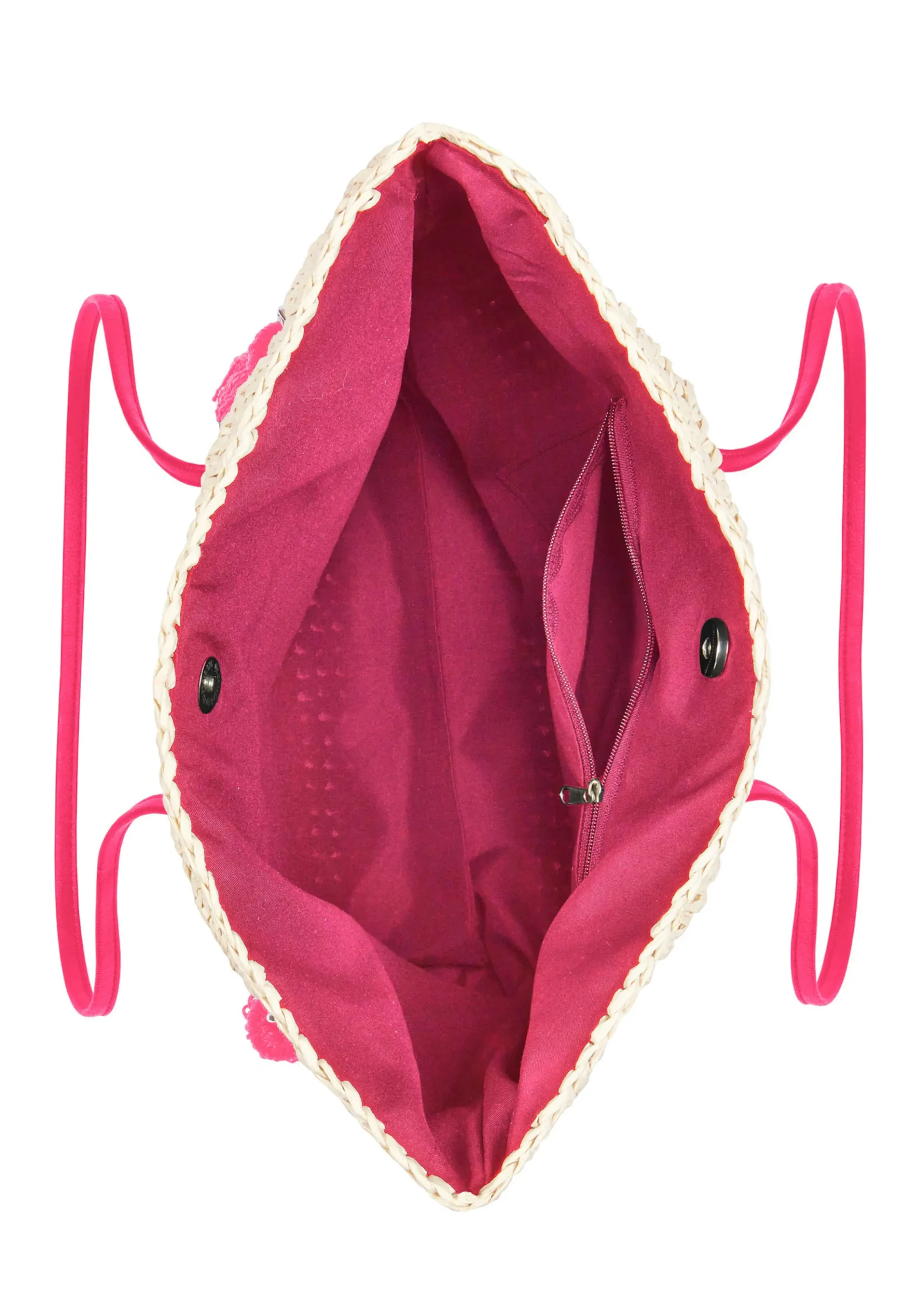 Taschen|LASCANA Umhängetasche beige-pink