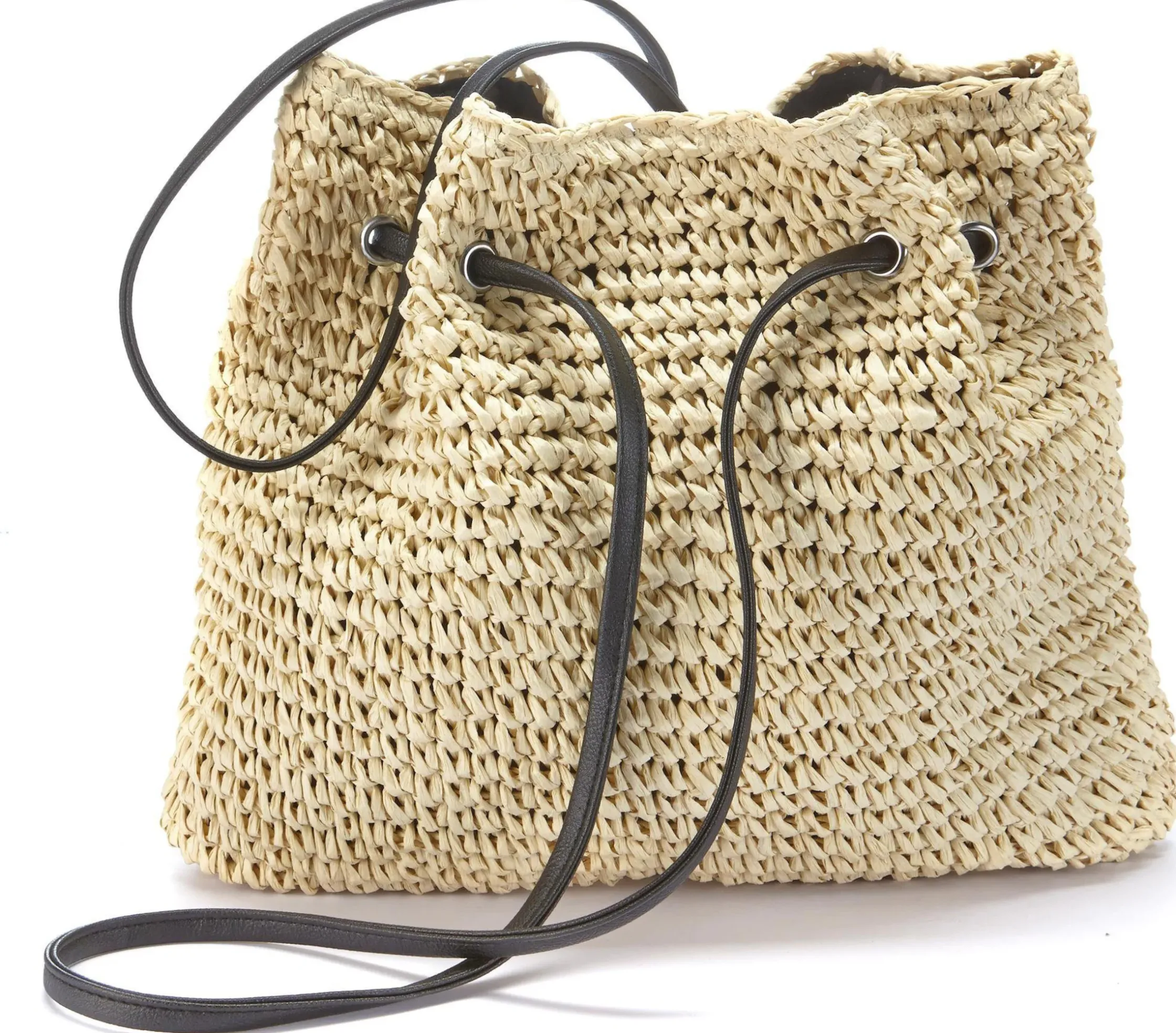 Taschen|LASCANA Umhängetasche beige-schwarz