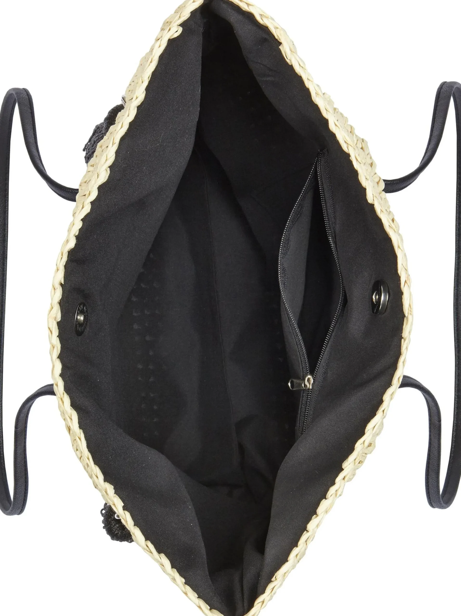 Taschen|LASCANA Umhängetasche beige-schwarz