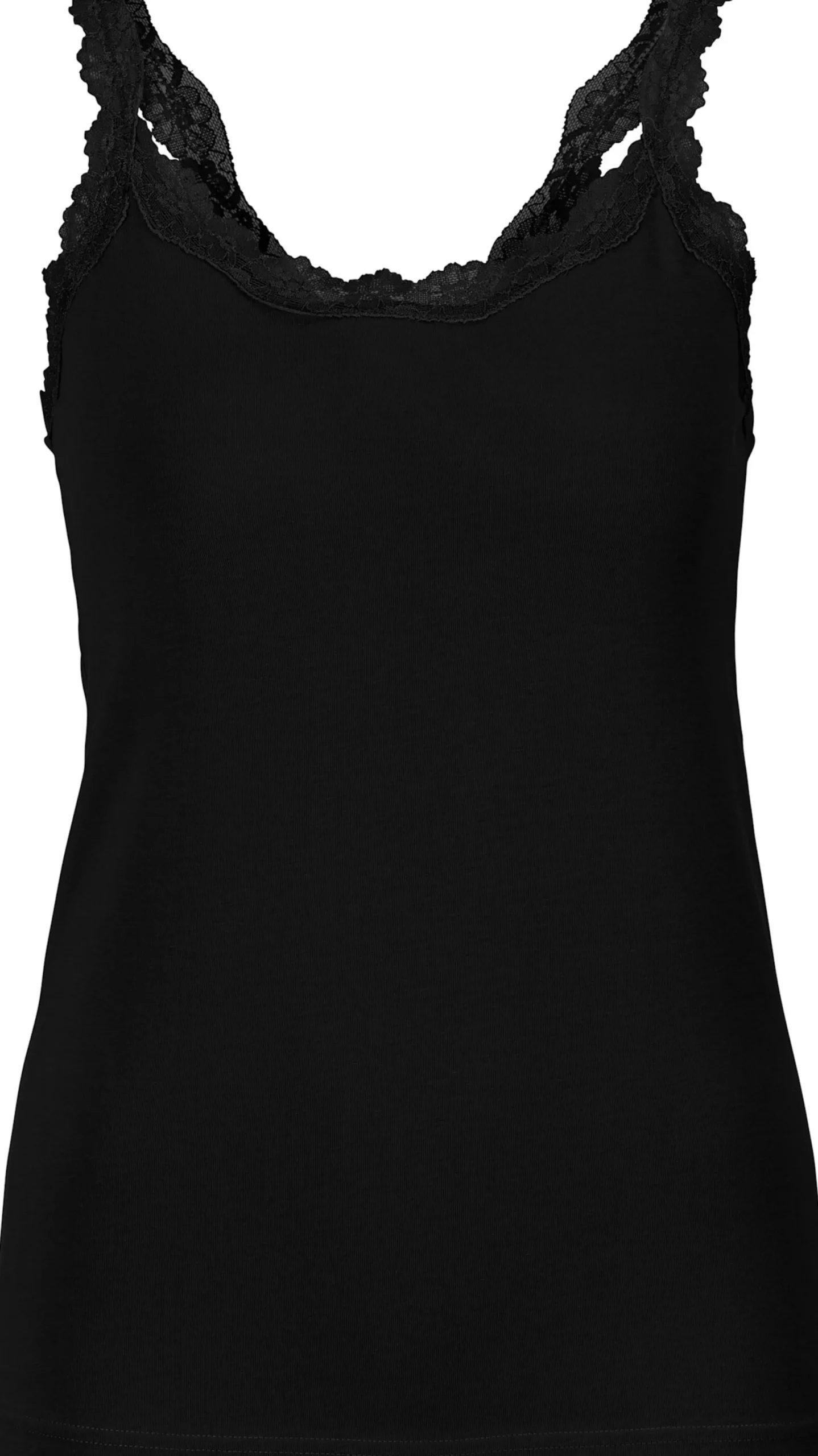 Bodies & Unterhemden|LASCANA Unterhemd beige,schwarz
