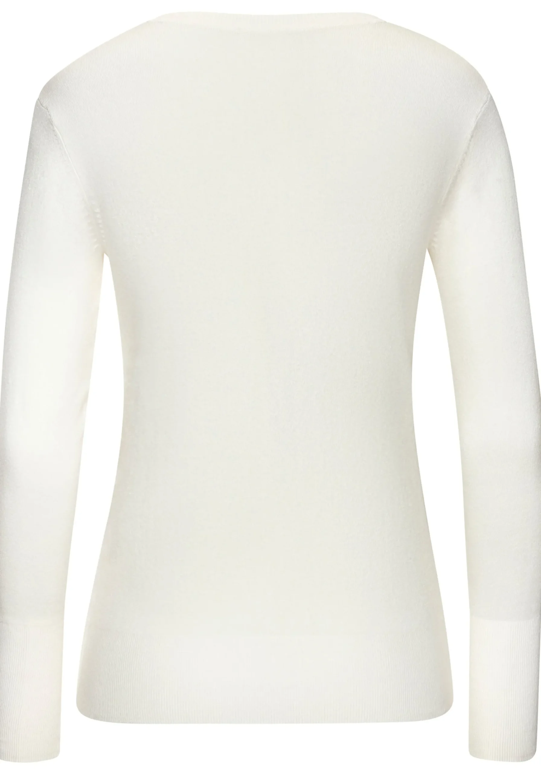 Strandmode|Pullover|Vivance V-Ausschnitt-Pullover creme