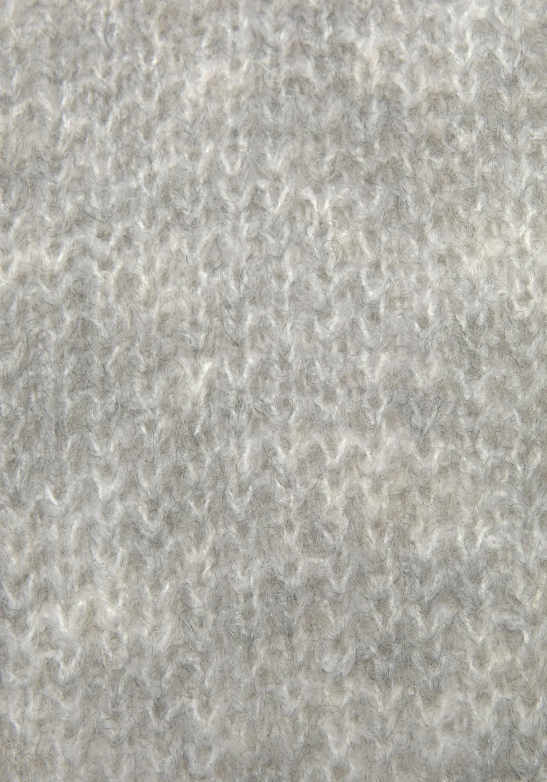 Pullover|LASCANA V-Ausschnitt-Pullover grau-meliert