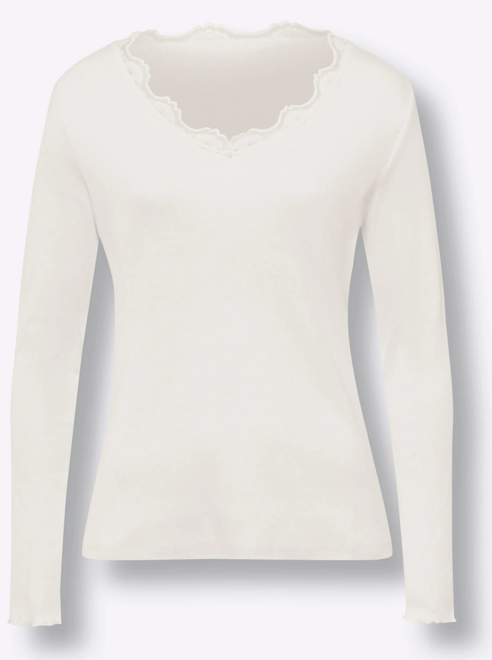 Shirts|heine V-Shirt ecru