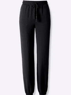 Hosen|heine Webhose in Crinkle-Qualität schwarz