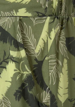 Strandmode|Hosen|s.Oliver Webshorts grünbedruckt