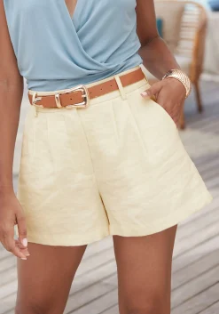 Strandmode|LASCANA Webshorts creme