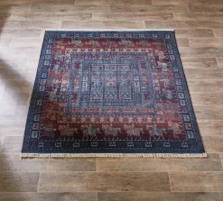 Teppiche|heine home Webteppich bunt-blau