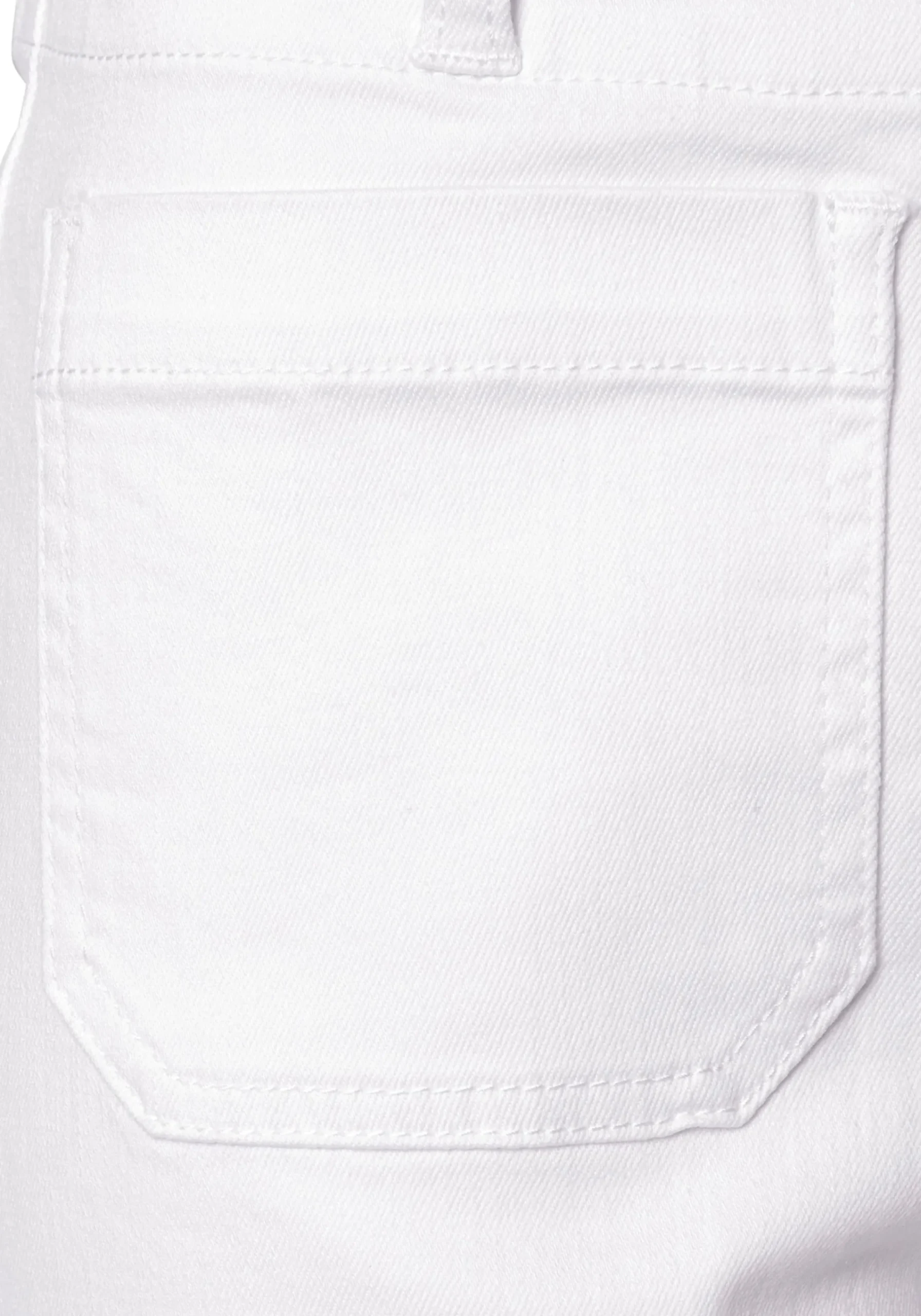 Strandmode|LASCANA Weite Jeans weiß