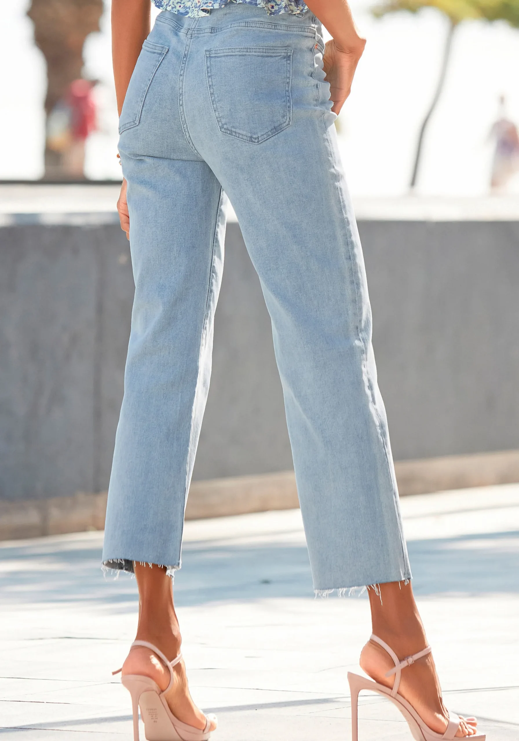 Jeans|Buffalo Weite Jeans light-blue-washed