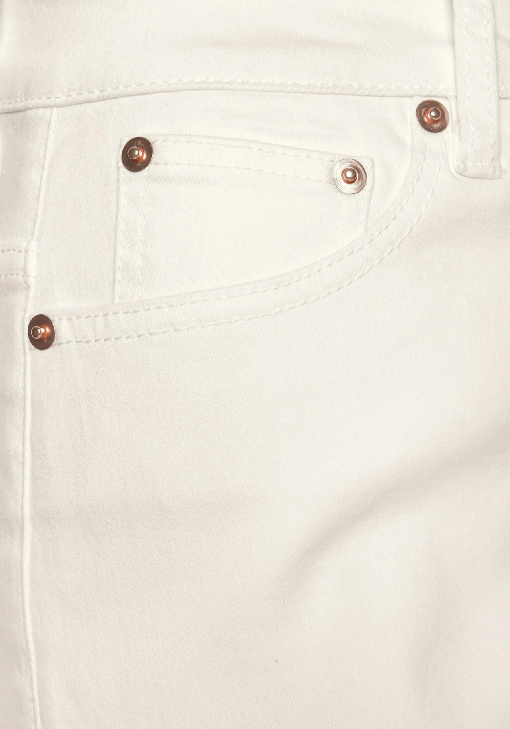 Strandmode|Buffalo Weite Jeans weiß