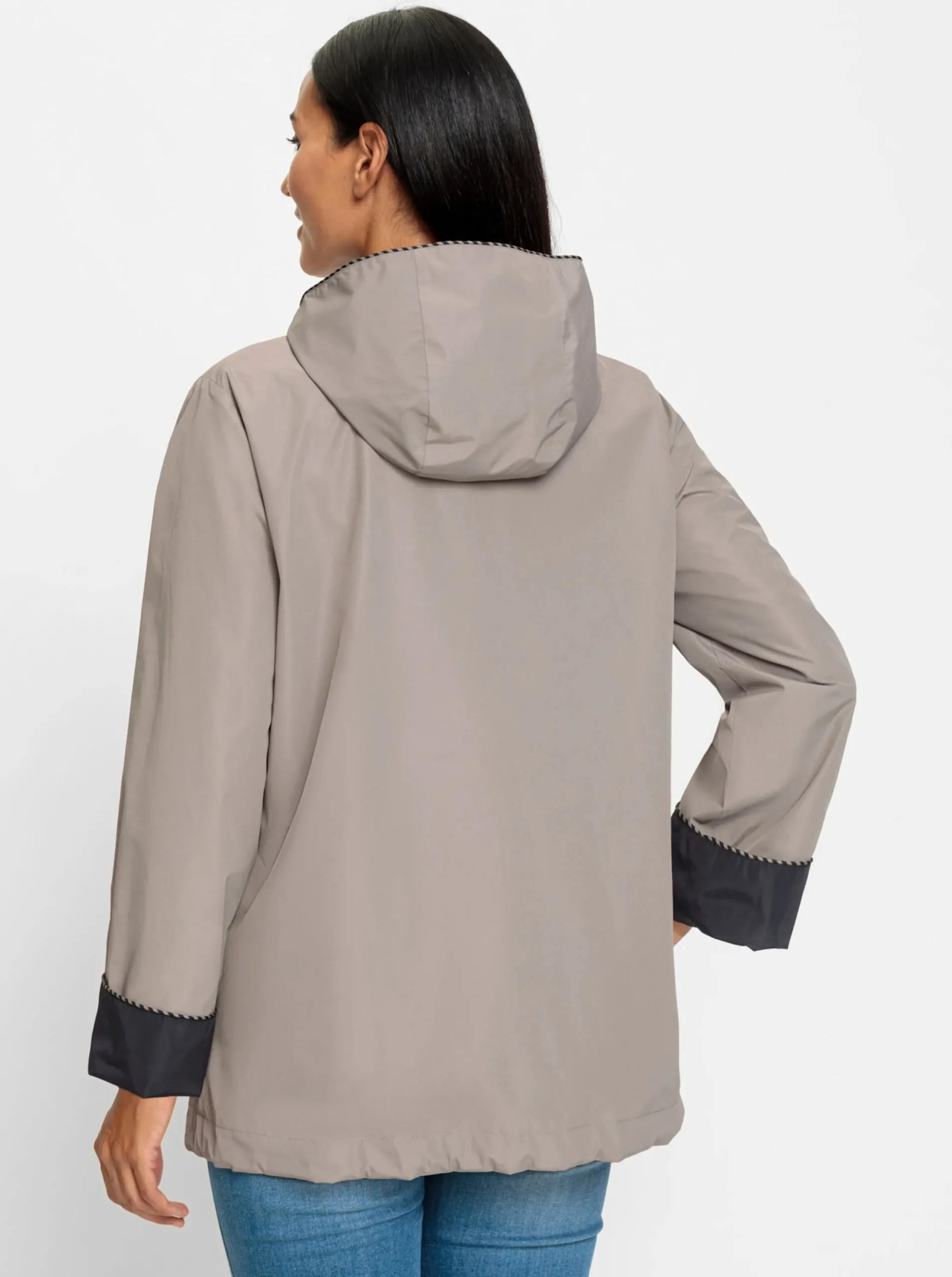 Jacken|heine Wendejacke in wasserabweisender Qualität schwarz-taupe
