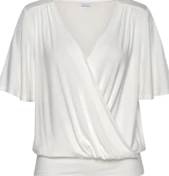 Shirts|LASCANA Wickelshirt creme