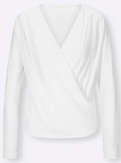 Shirts|heine Wickelshirt ecru