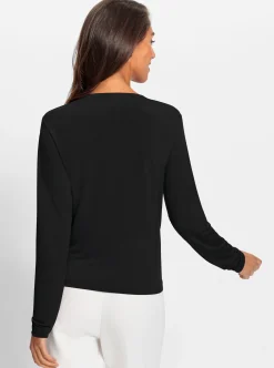 Shirts|heine Wickelshirt schwarz