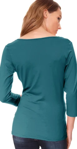 Shirts|heine Wickelshirt in Tactel-Qualität petrol