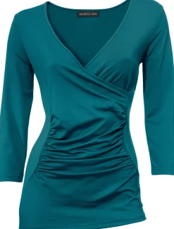 Shirts|heine Wickelshirt in Tactel-Qualität petrol