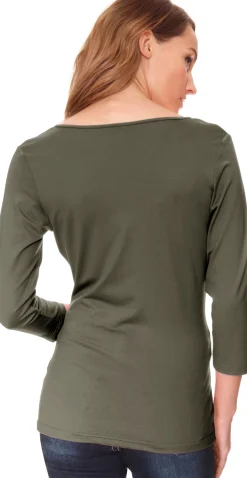 Shirts|heine Wickelshirt in Tactel-Qualität oliv