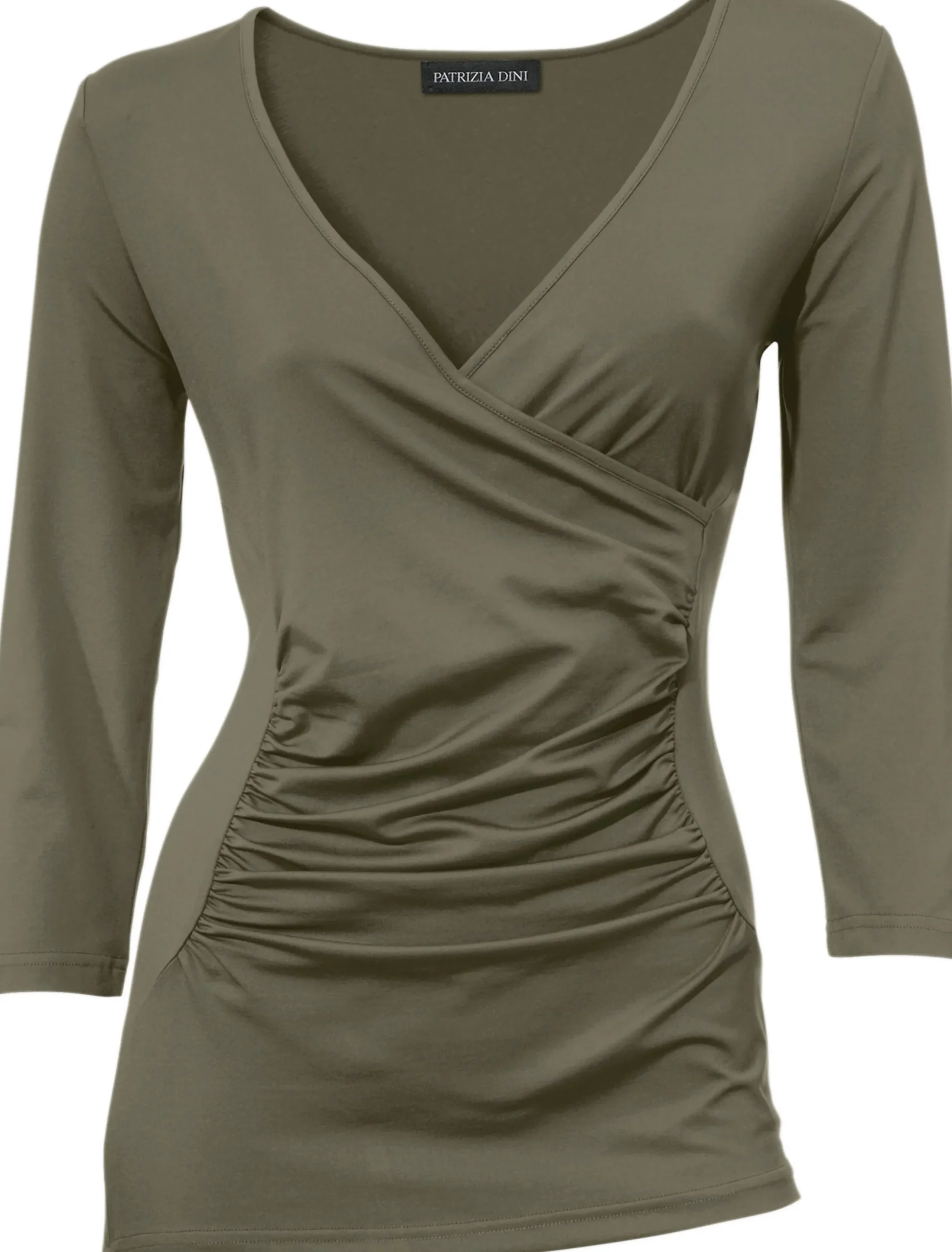 Shirts|heine Wickelshirt in Tactel-Qualität oliv