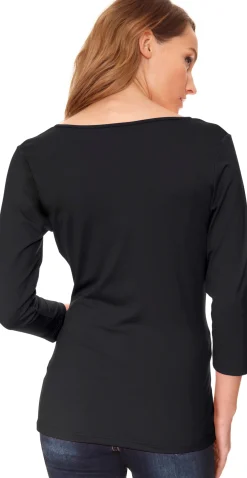 Shirts|heine Wickelshirt in Tactel-Qualität schwarz