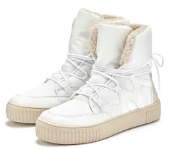 Stiefeletten|Stiefel|LASCANA Winterboots weiß