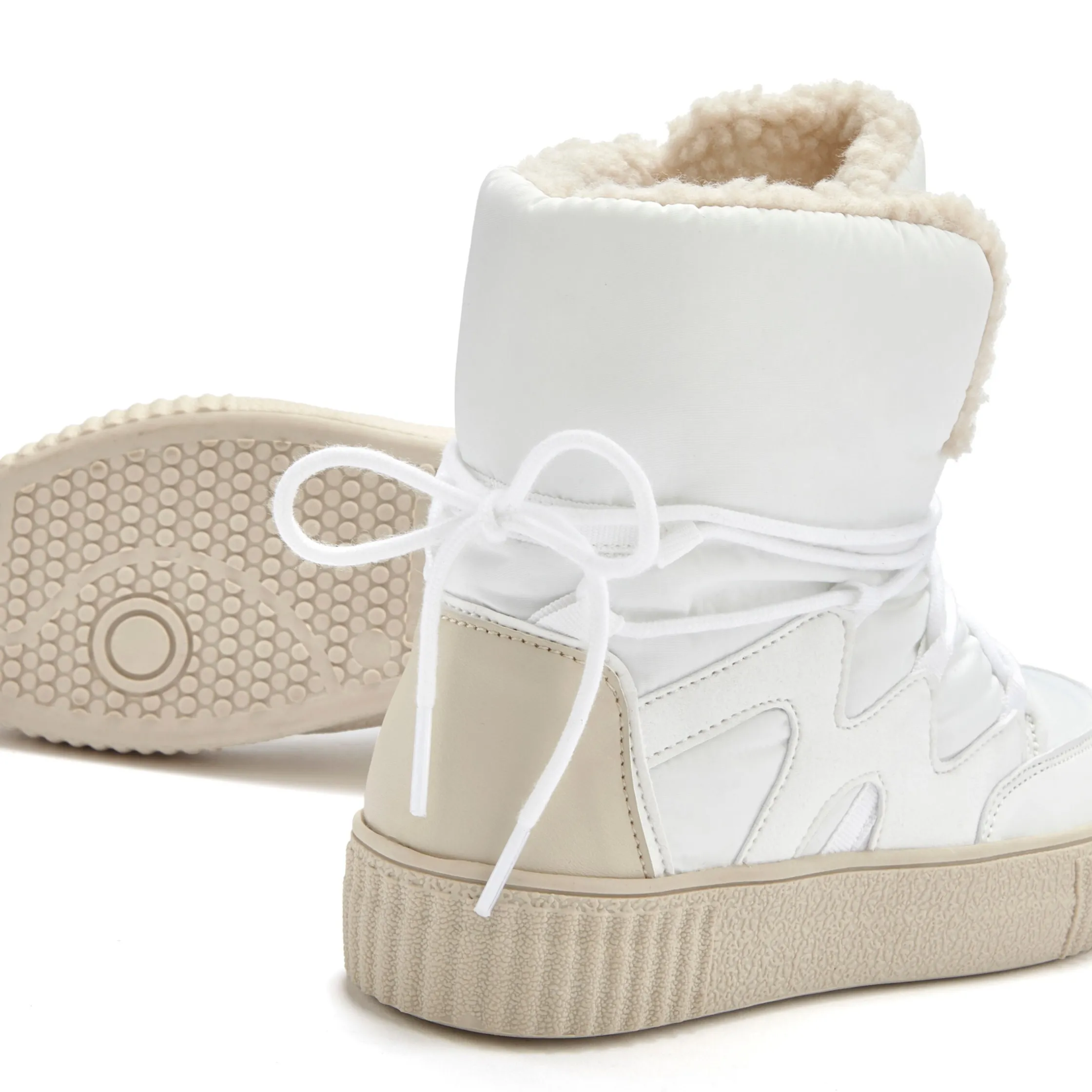Stiefeletten|Stiefel|LASCANA Winterboots weiß