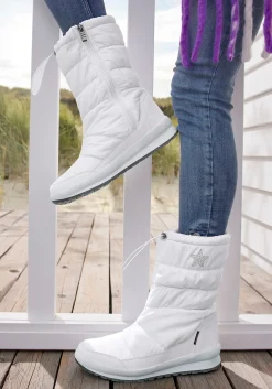 Stiefel|LASCANA Winterstiefel weiß