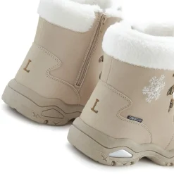 Stiefeletten|Stiefel|LASCANA Winterstiefelette beige