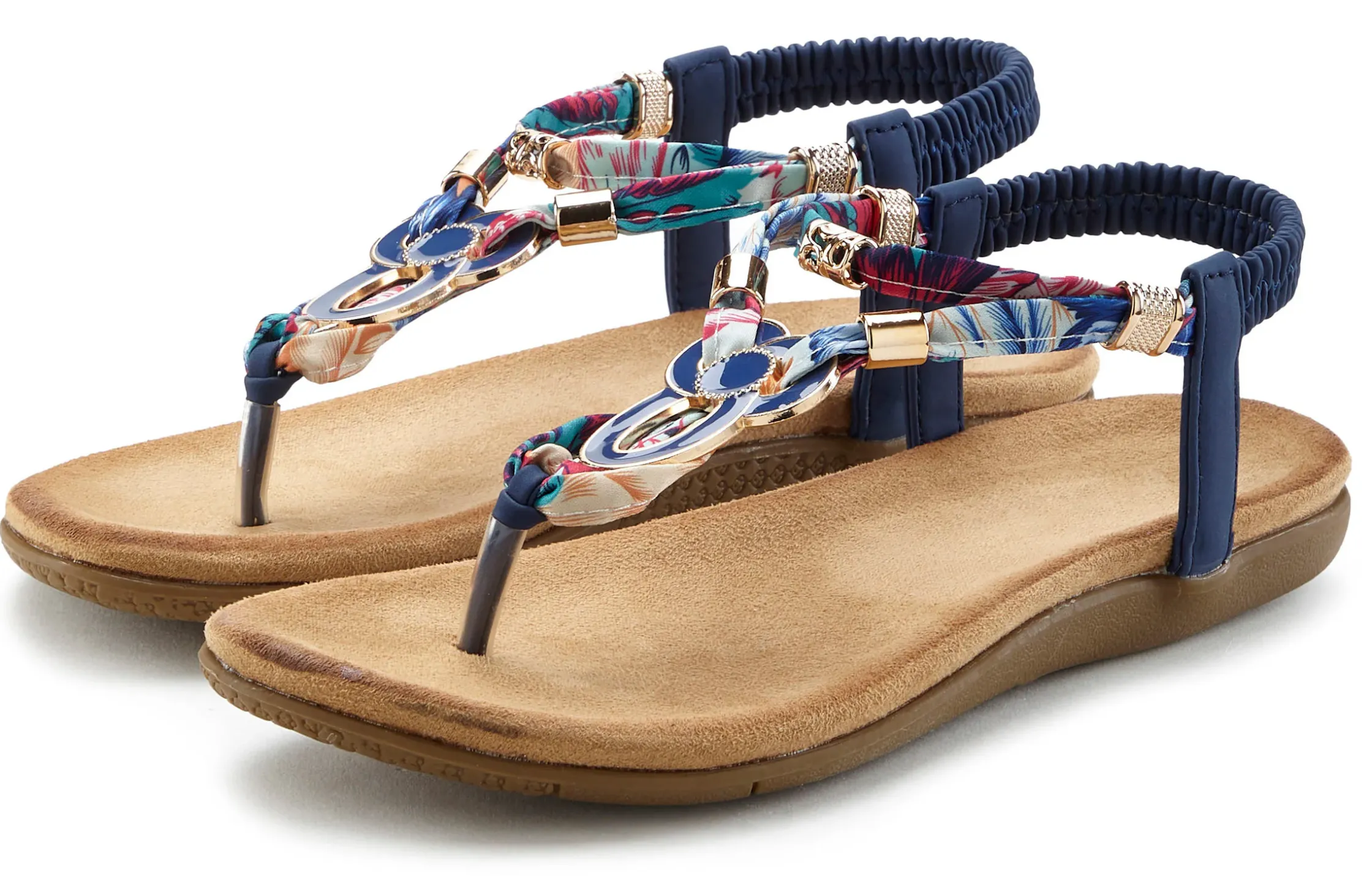 Zehentrenner|LASCANA Zehentrenner blau