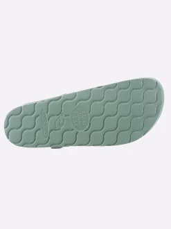 Pantoletten| Zehentrenner aus leichtem Material eucalyptus