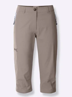 Hosen| Zip-off-Hose mit 2 Tragevarianten taupe