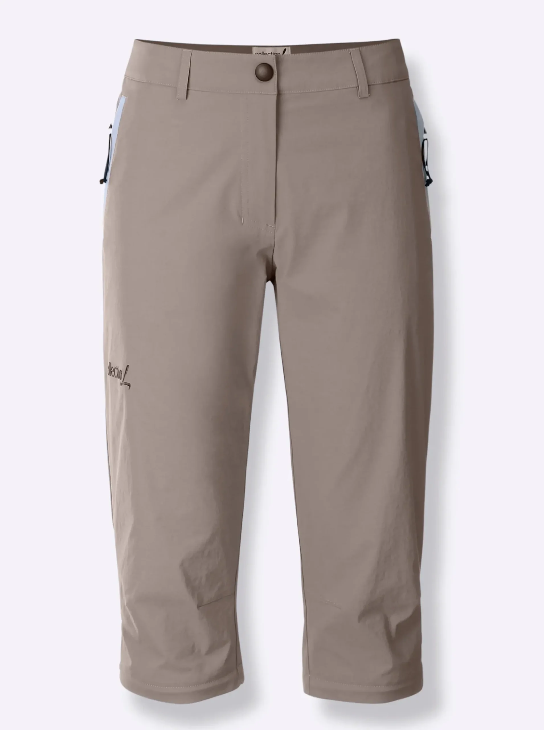 Hosen| Zip-off-Hose mit 2 Tragevarianten taupe