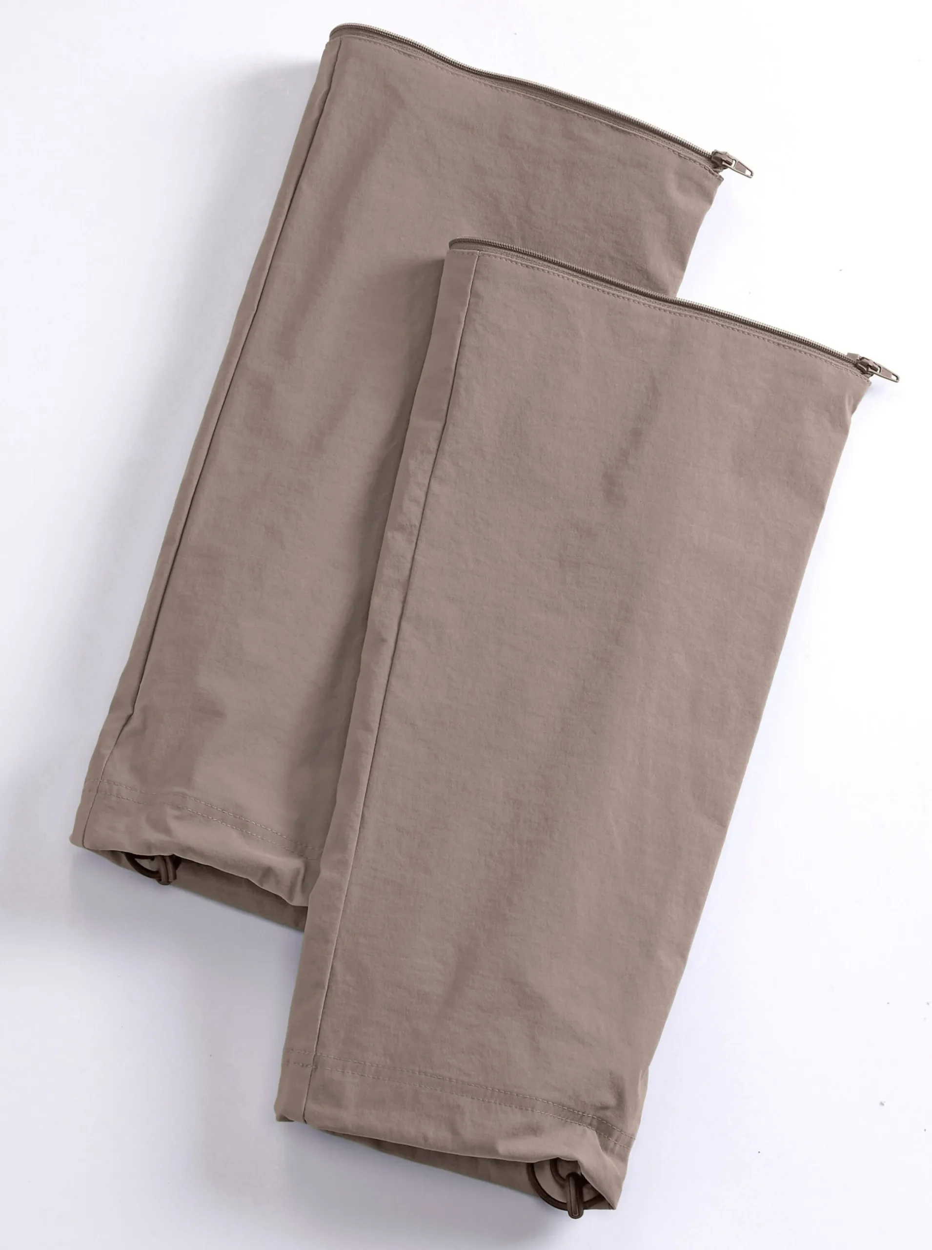Hosen| Zip-off-Hose mit 2 Tragevarianten taupe